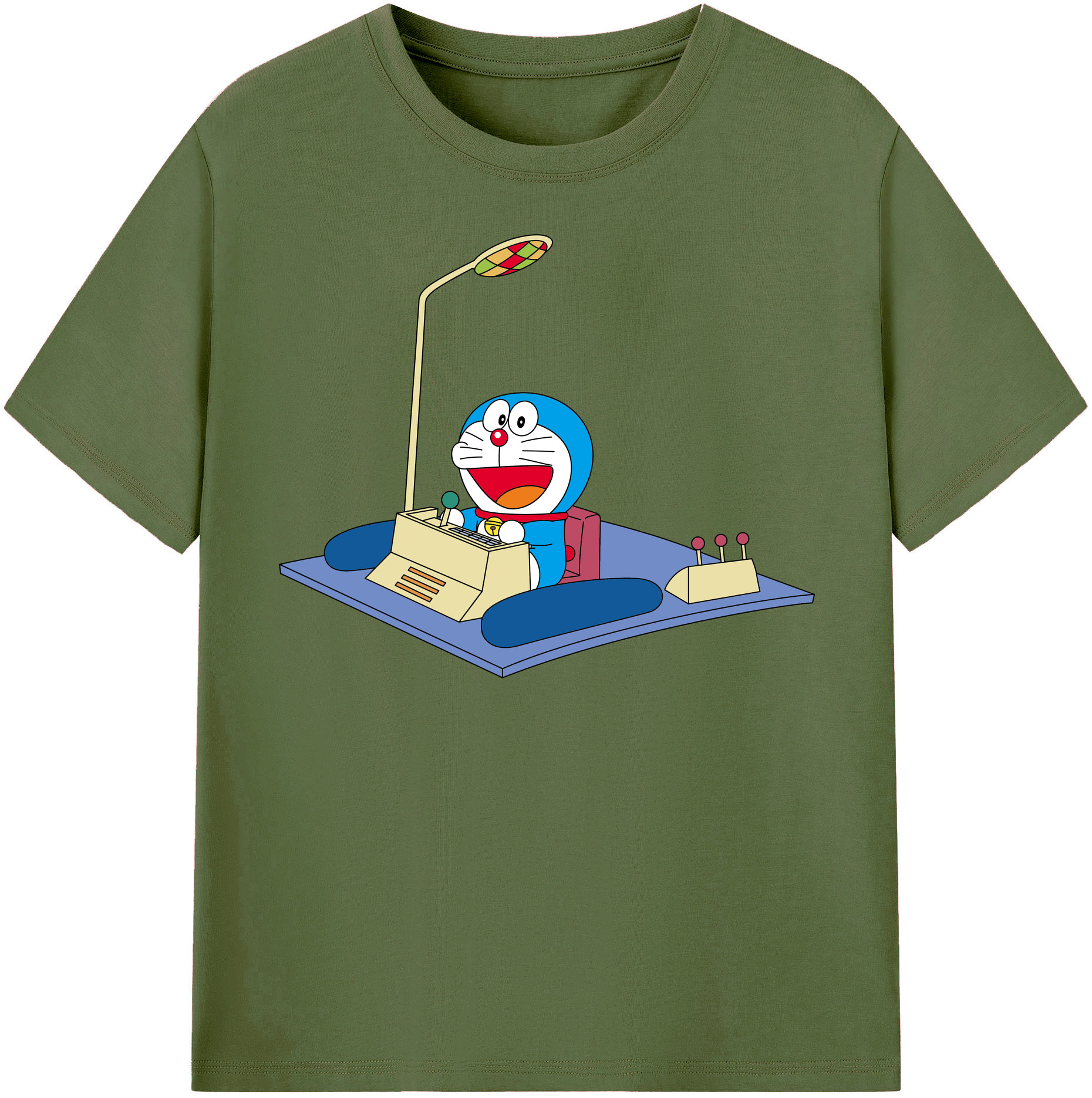 （画像用） ドラえもん Doraemon 綿100％半袖Tシャツ（フロントプリント）